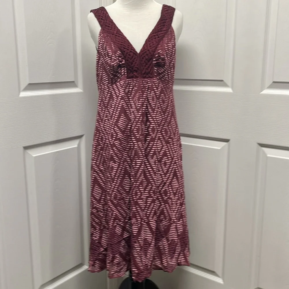 Beth Bowley Sleeveless Lined Silk Dress Size 10